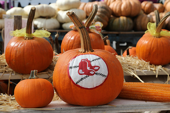 Red Sox Pumpkin