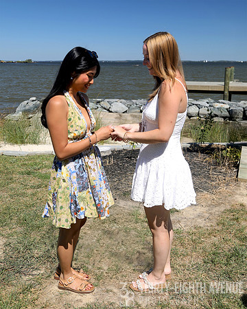 Girlfriend & Hanna Looking at Ring