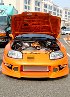 Orange Car-Under The Hood