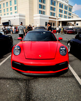 Red Porsche 911 Carerra-Front