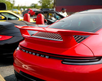 Red Porsche 911 Carerra-Rear
