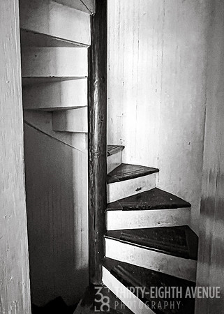 CBMM-B&W Lighthouse Spiral Staircase