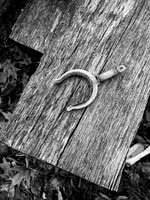 CBMM-B&W-Oarlock on Wood Plank