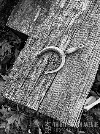 CBMM-B&W-Oarlock on Wood Plank