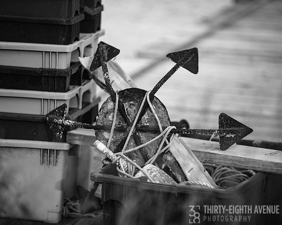 Anchor - B&W - Hoopers Island