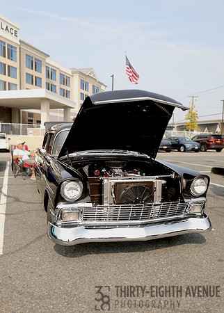 1956 Black Chevrolet w Owner-Chesapeake Car Show 2025
