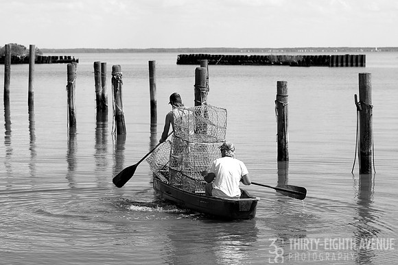 Heading Out - Kent Island, MD B&W