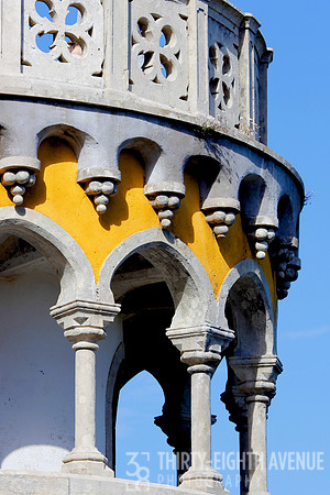 Yellow Castle Turret Detail