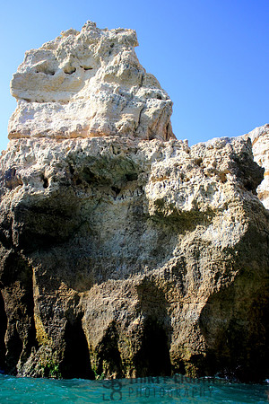 Algarve White Rock Cliff