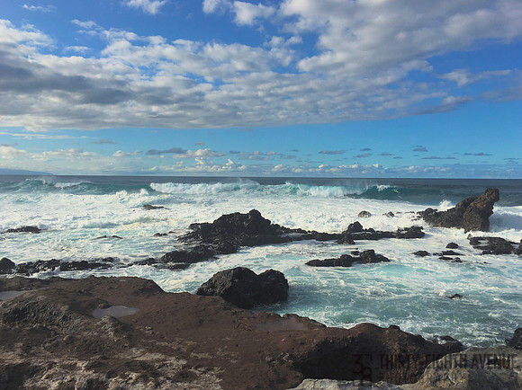 Island Sky, Ocean & Rocks