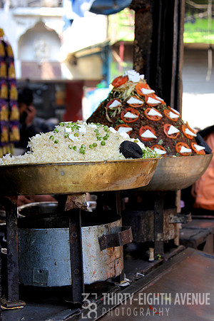 Cooked Rice  & Food Stall