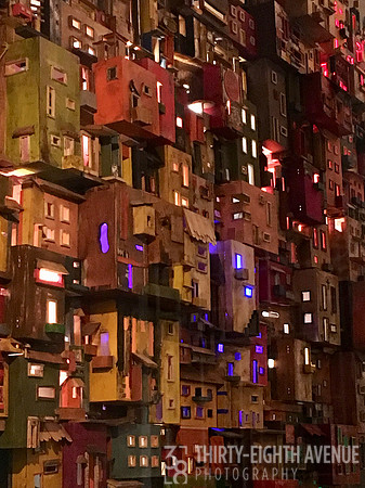 Cityscape Restaurant Wall