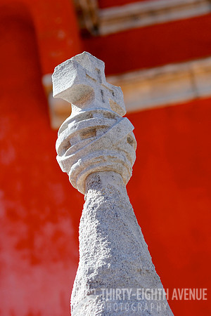 Red Castle Cross Detail