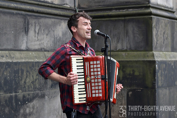 Accordion Street Muscian