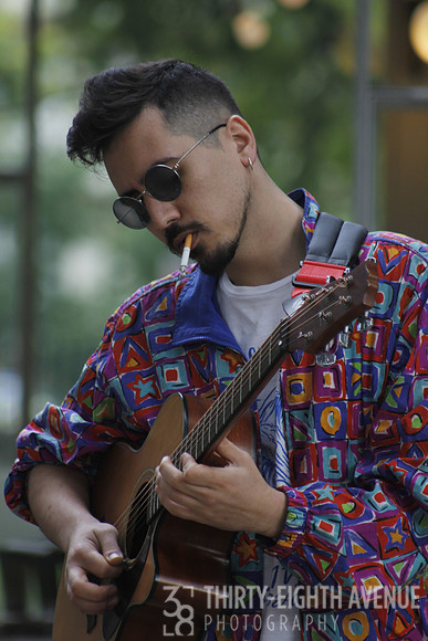 Guitarist Playing Park