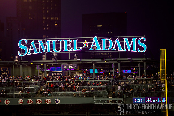 Sam Adams and the  Pesky Poll - Fenway Park