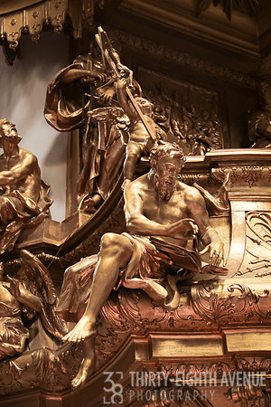St. Stephen's Gold Man Detail