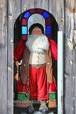 Santa in a Shed
