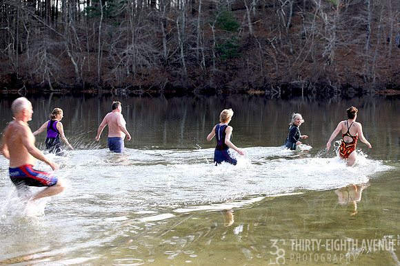 Taking The Plunge-2021 New Years Day Polar Bear Plunge, Morton Park,Plymouth, MA