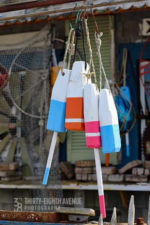 Four Wood Buoys