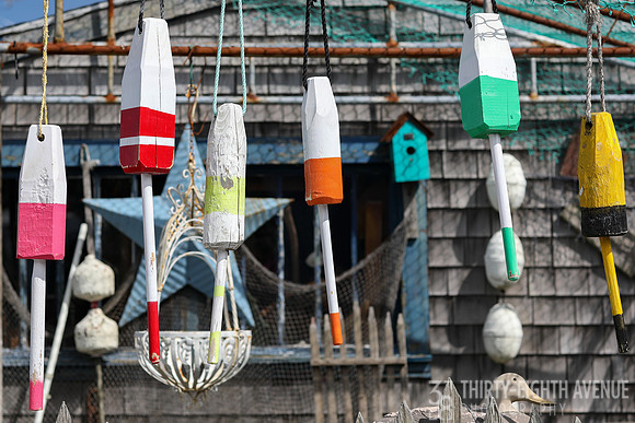 Wooden Hanging Buoys